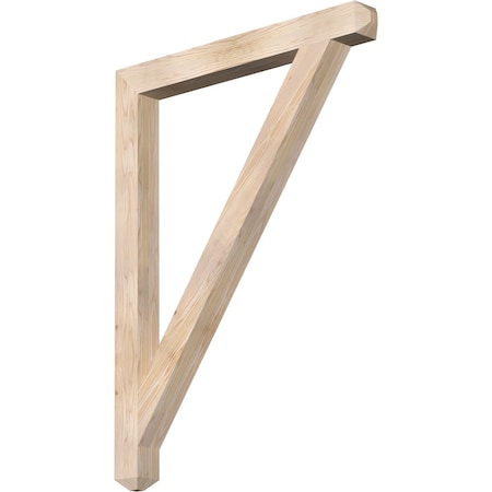 Ekena Millwork Traditional Craftsman Smooth Bracket, Douglas Fir, 3 1/2"W x 36"D x 48"H BKT04X36X48TRA04SDF
